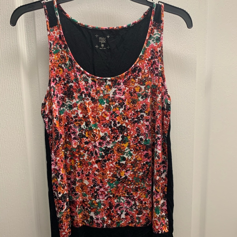 Flowered Tank Top